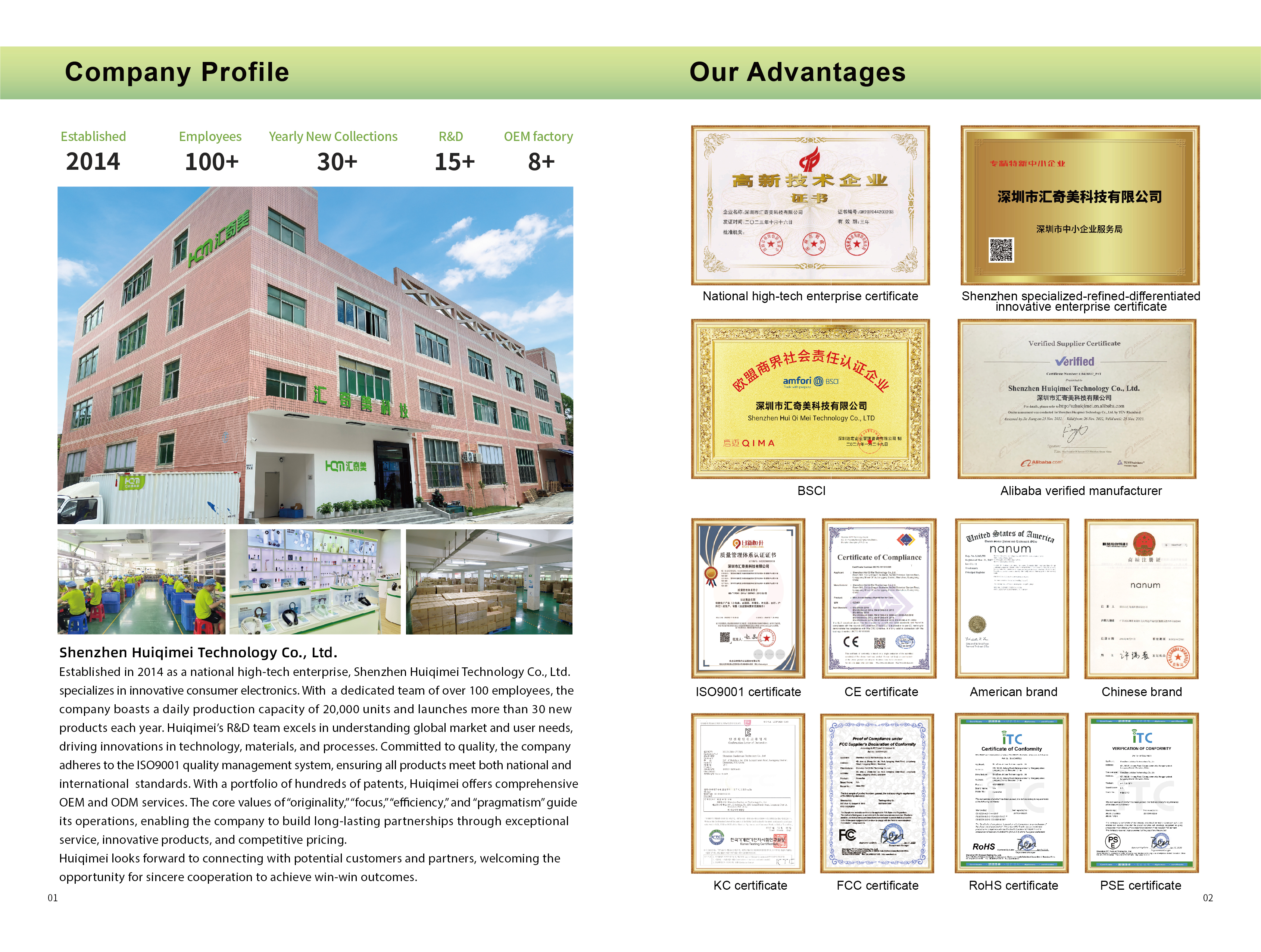 HUIQIMEI Company Profile