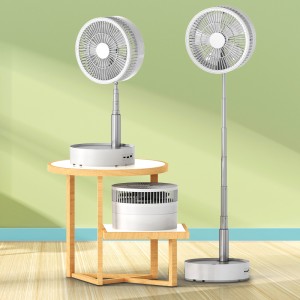 FS01 mini portable outdoor camping fan stand desk folding floor fan