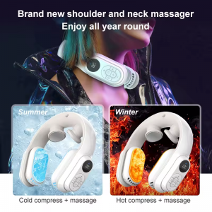 LB03 Intelligent Wireless Cold Compress And Hot Compress Portable Neck Shoulder Massager Neck Fan