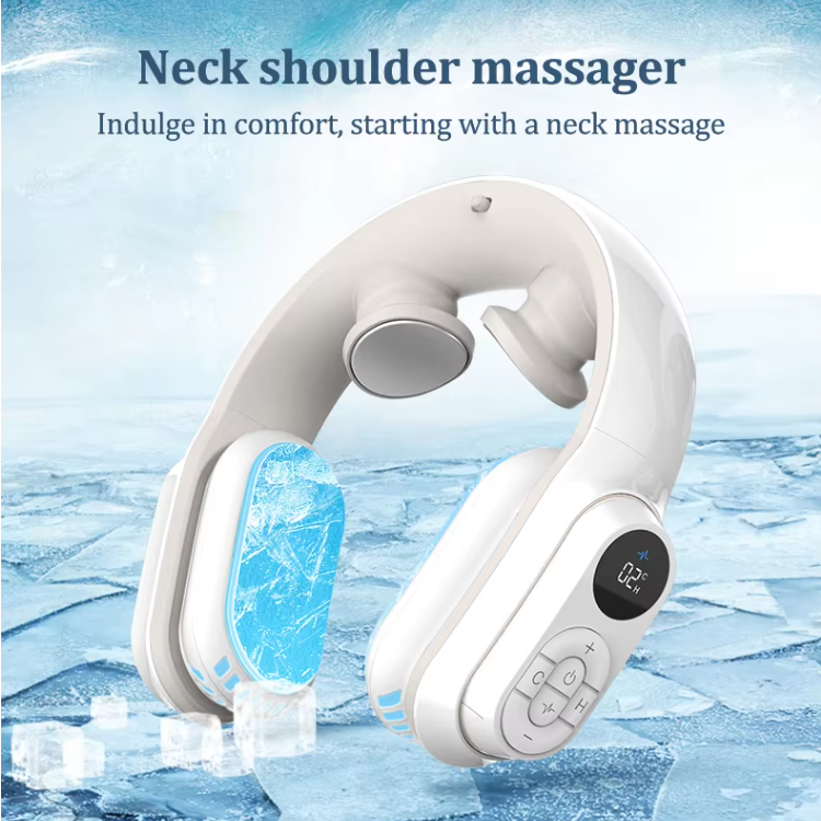 LB03 Intelligent Wireless Cold Compress And Hot Compress Portable Neck Shoulder Massager Neck Fan Featured Image