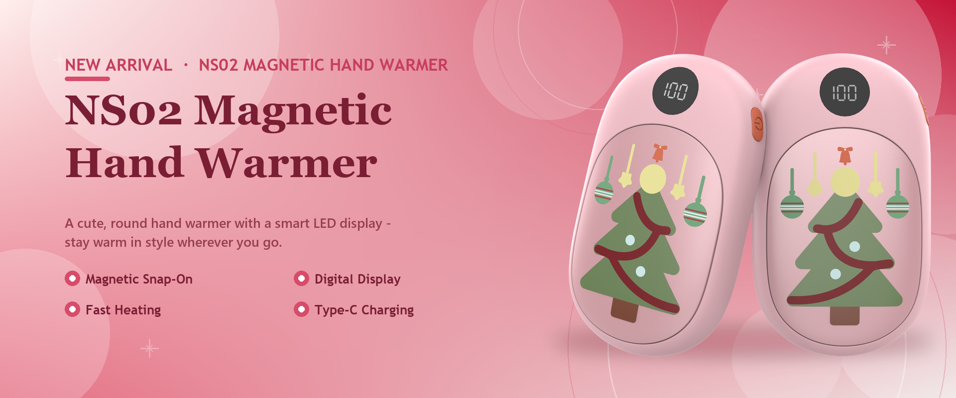 NS02 Magnetic Hand Warmer
