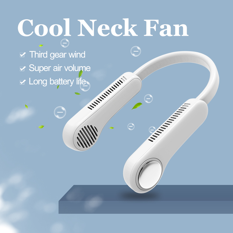 FB02 Rechargeable Battery 4800 mAh USB Wearable Summer Air Cooling Neck Fan Featured Image